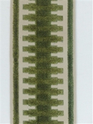 Rails Olive Green and Taupe Chenille Trim Tape